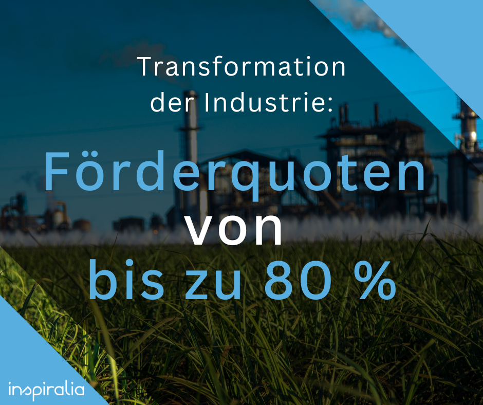 GRafik zu der Förderung Transformation der Industrie
